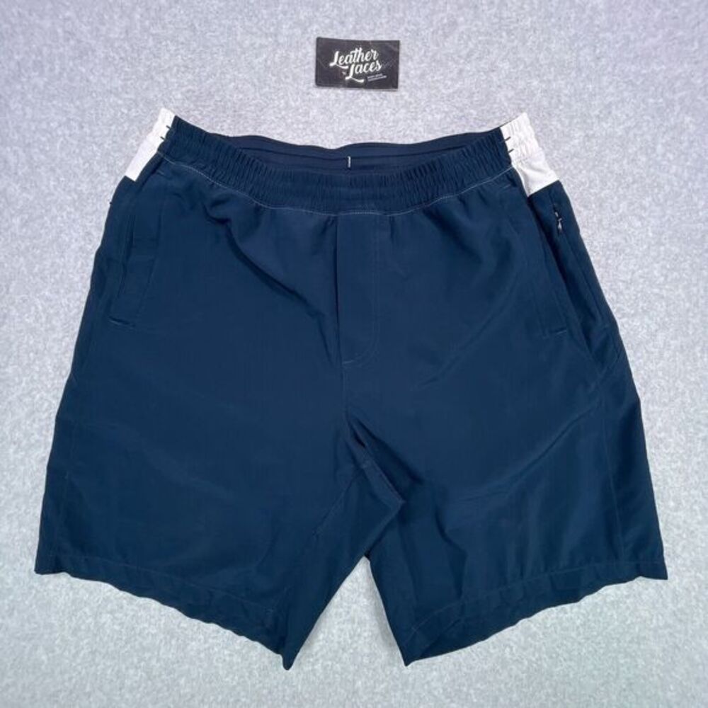 Birddogs R2DDs Gym Shorts Mens XL Navy Blue White‎ Lined Drawstring Performance